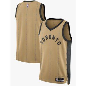 Toronto Raptors City Edition Gold Dri-FIT Jersey Size L